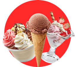 ICE CREAMS AND DESSERTS